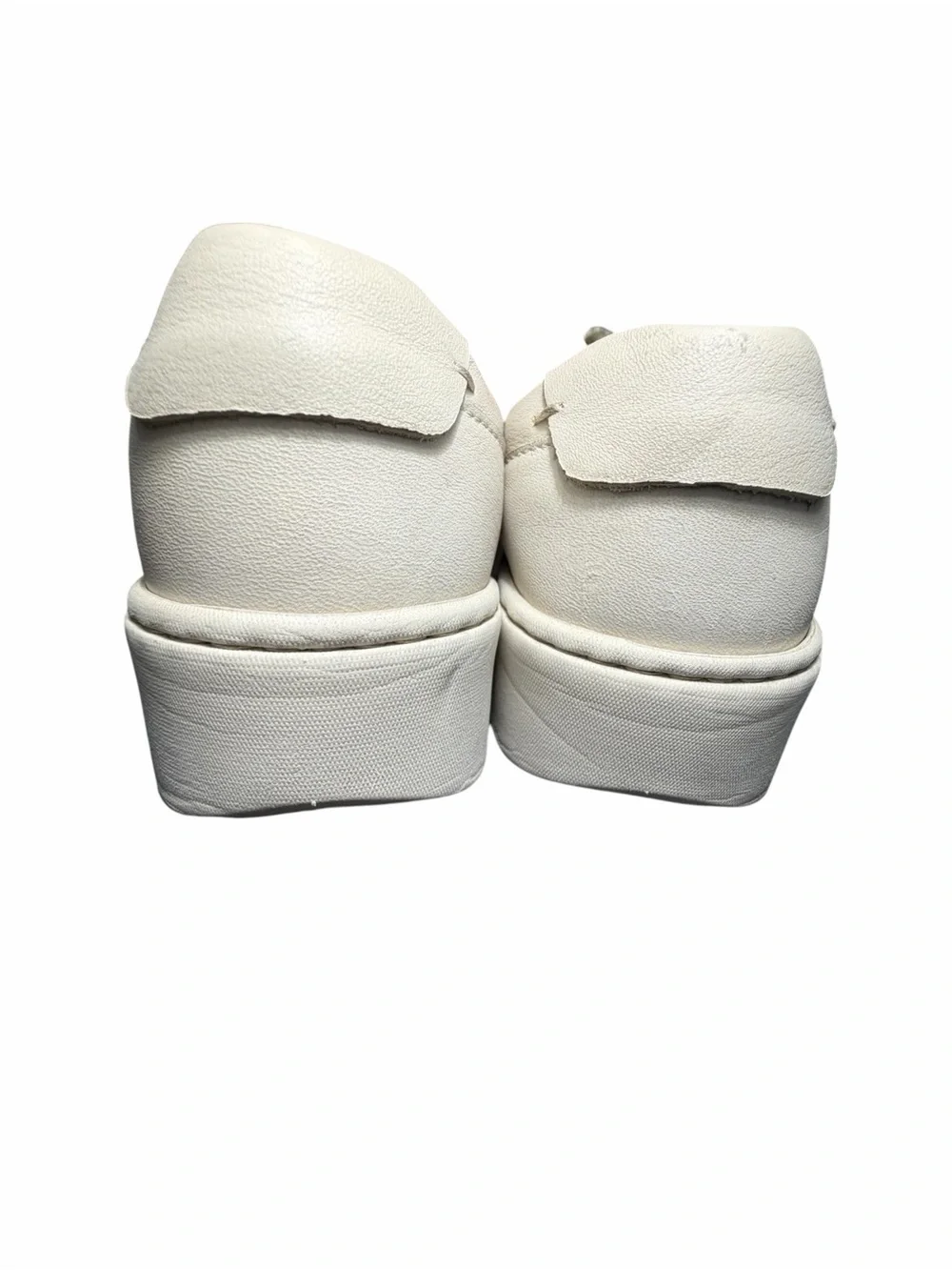 Born Mira Women's White Leather Lace-Up Sneakers Sz 6.5